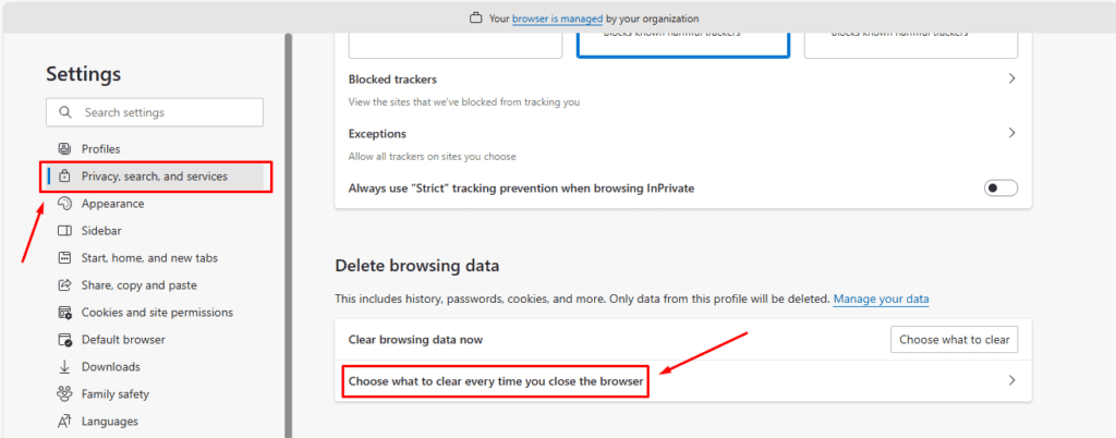 Privacy, Search, and Services