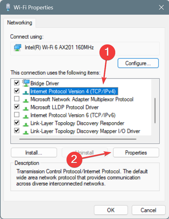 TCP/IPv4