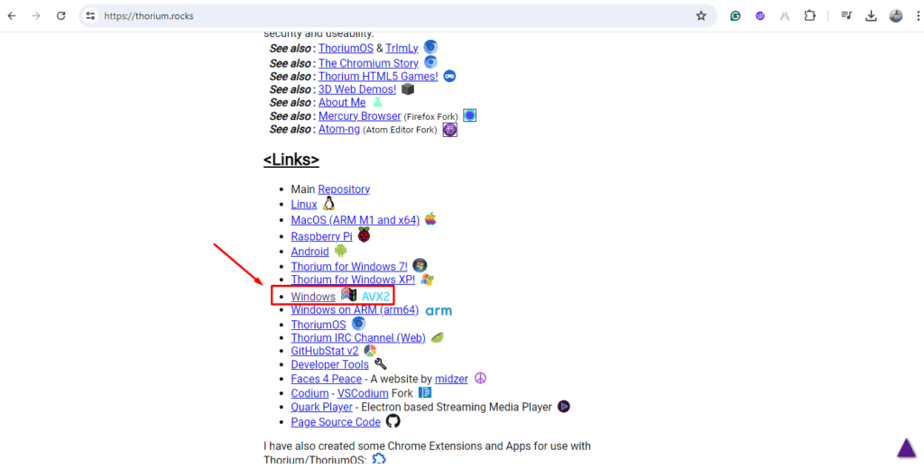 Thorium Browser