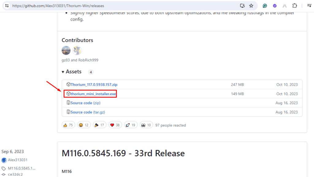 Thorium Installer