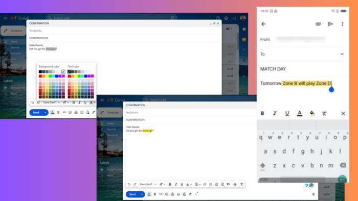 How to Highlight Text in Gmail