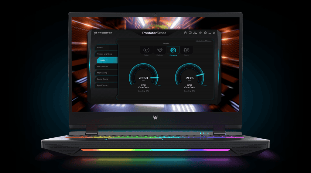 Acer PredatorSense app