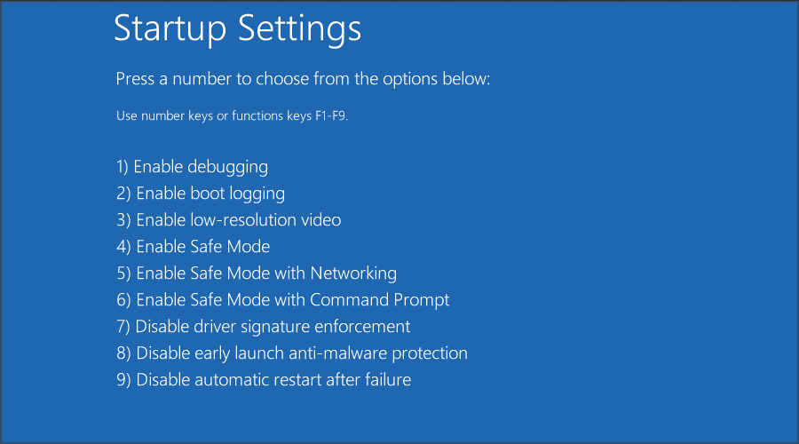 safe mode in Windows 