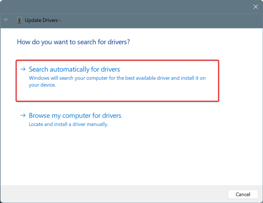 update driver