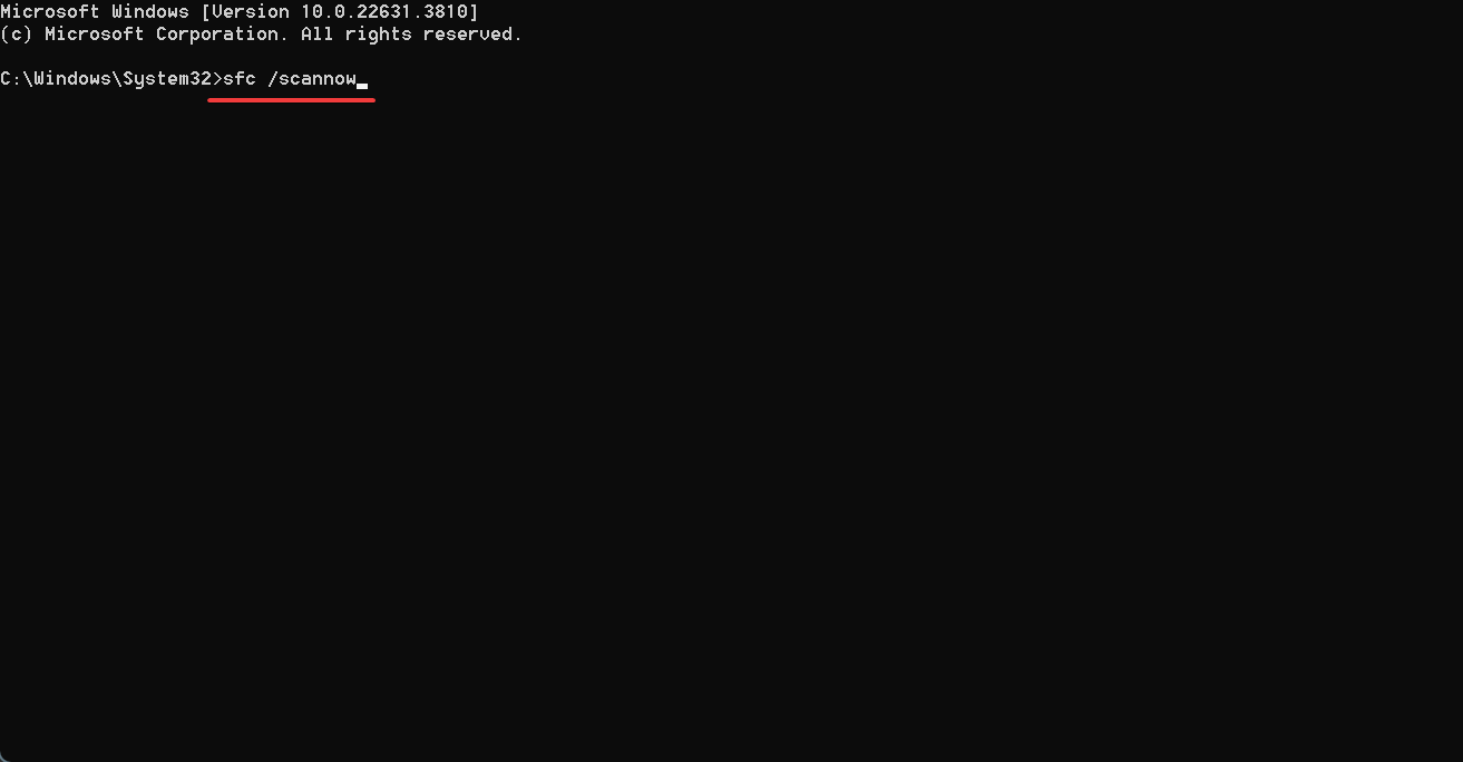 sfc scan to fix devices and printers freezing windows 10