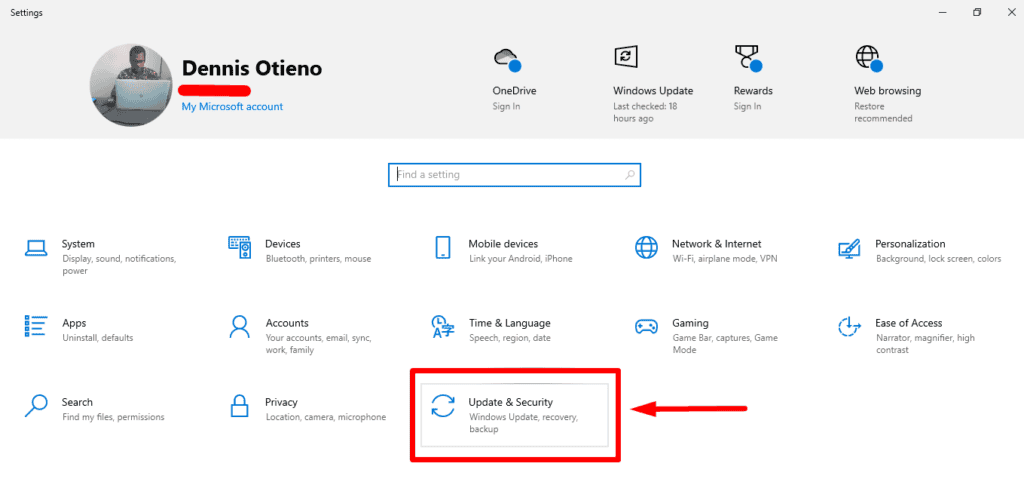 Update & Security