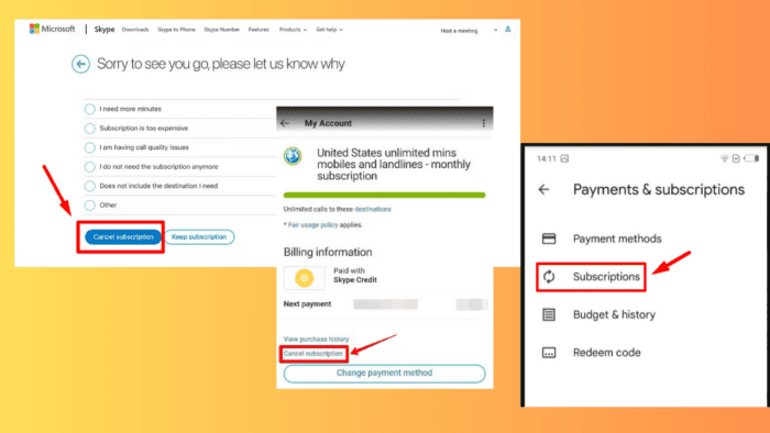How to Cancel Skype Subscription