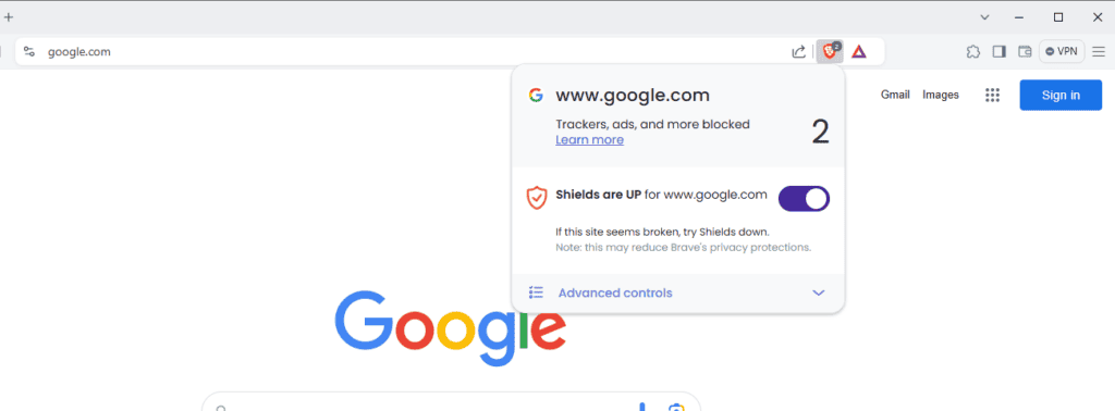 brave tracker blocker