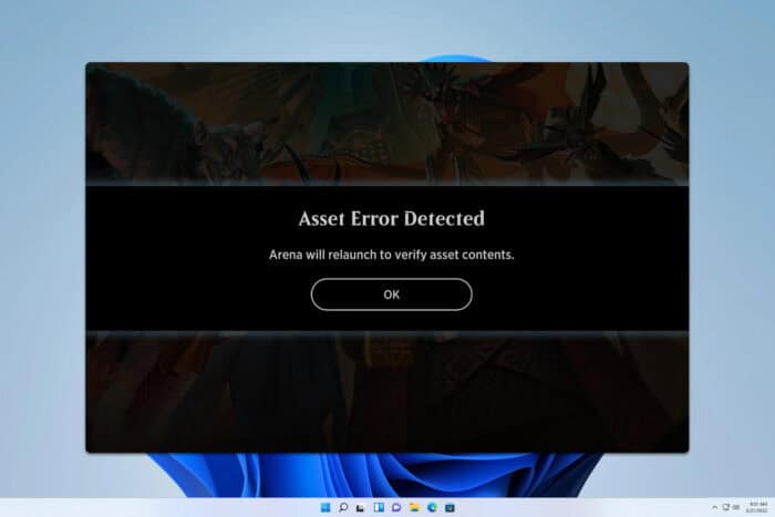 asset error detected mtg arena