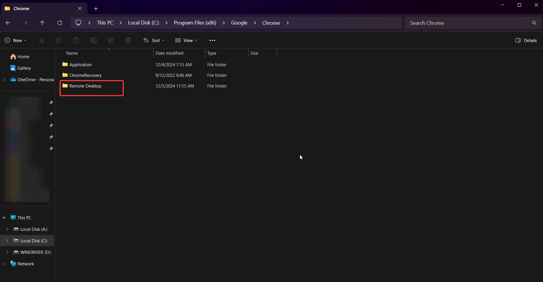 chrome remote desktop app