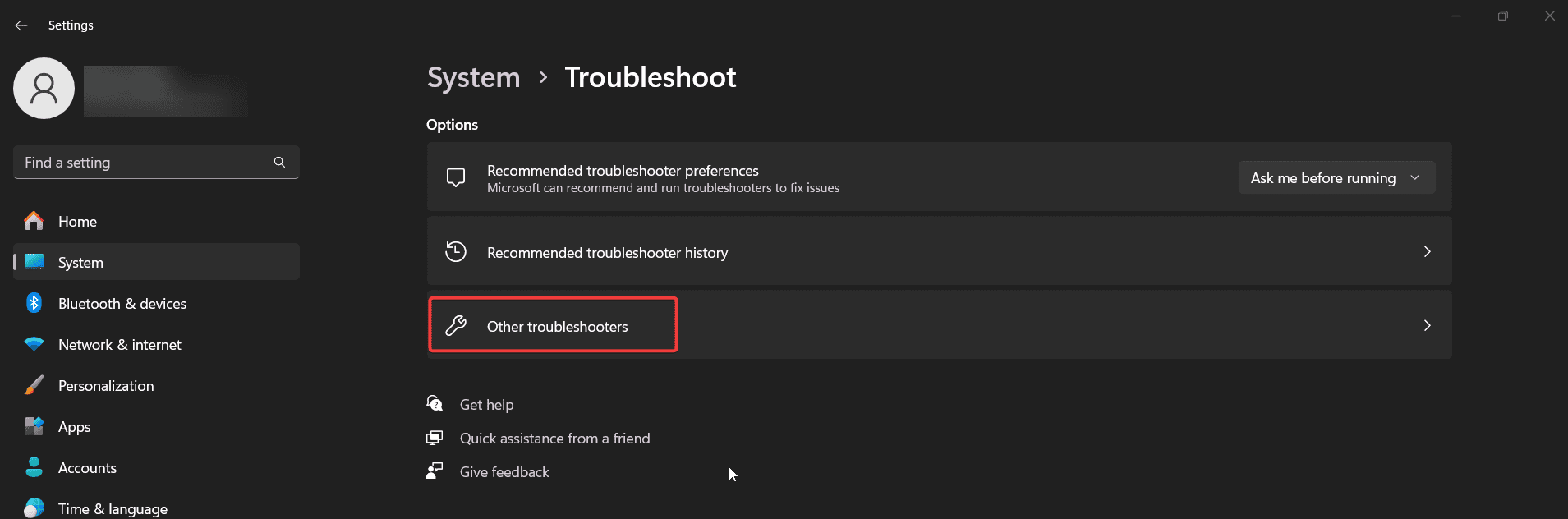other troubleshooters
