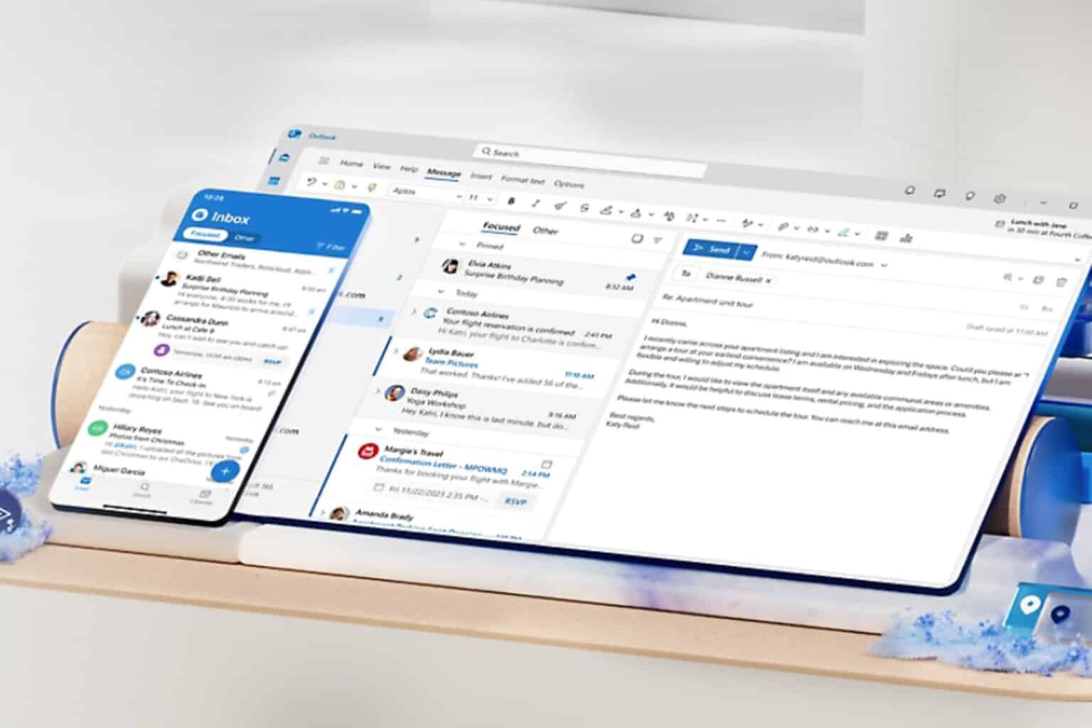 outlook old emails