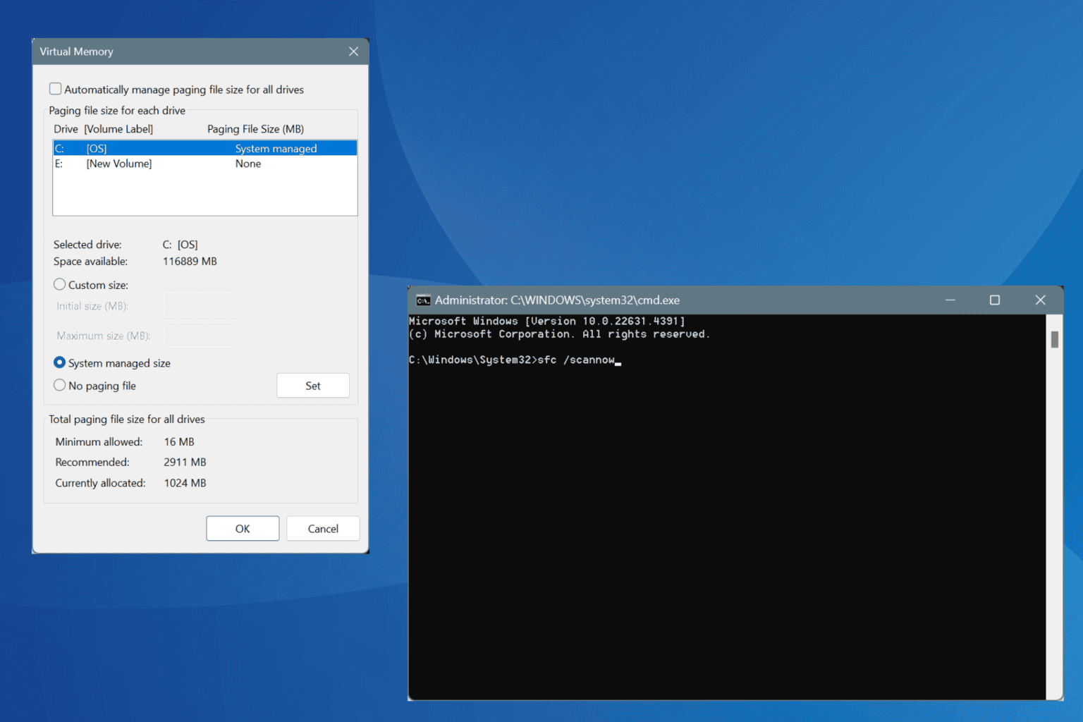ERROR_ALLOCATE_BUCKET