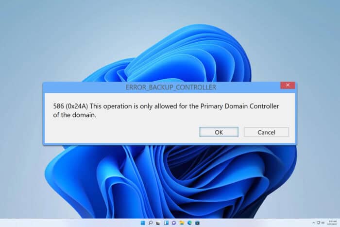 ERROR_BACKUP_CONTROLLER