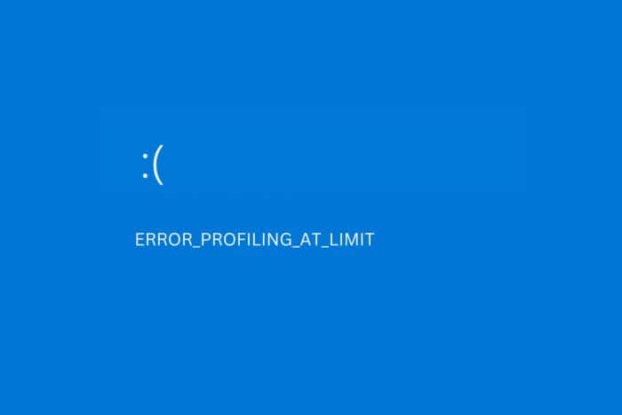 ERROR_PROFILING_AT_LIMIT