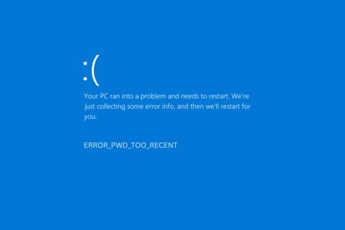 ERROR_PWD_TOO_RECENT