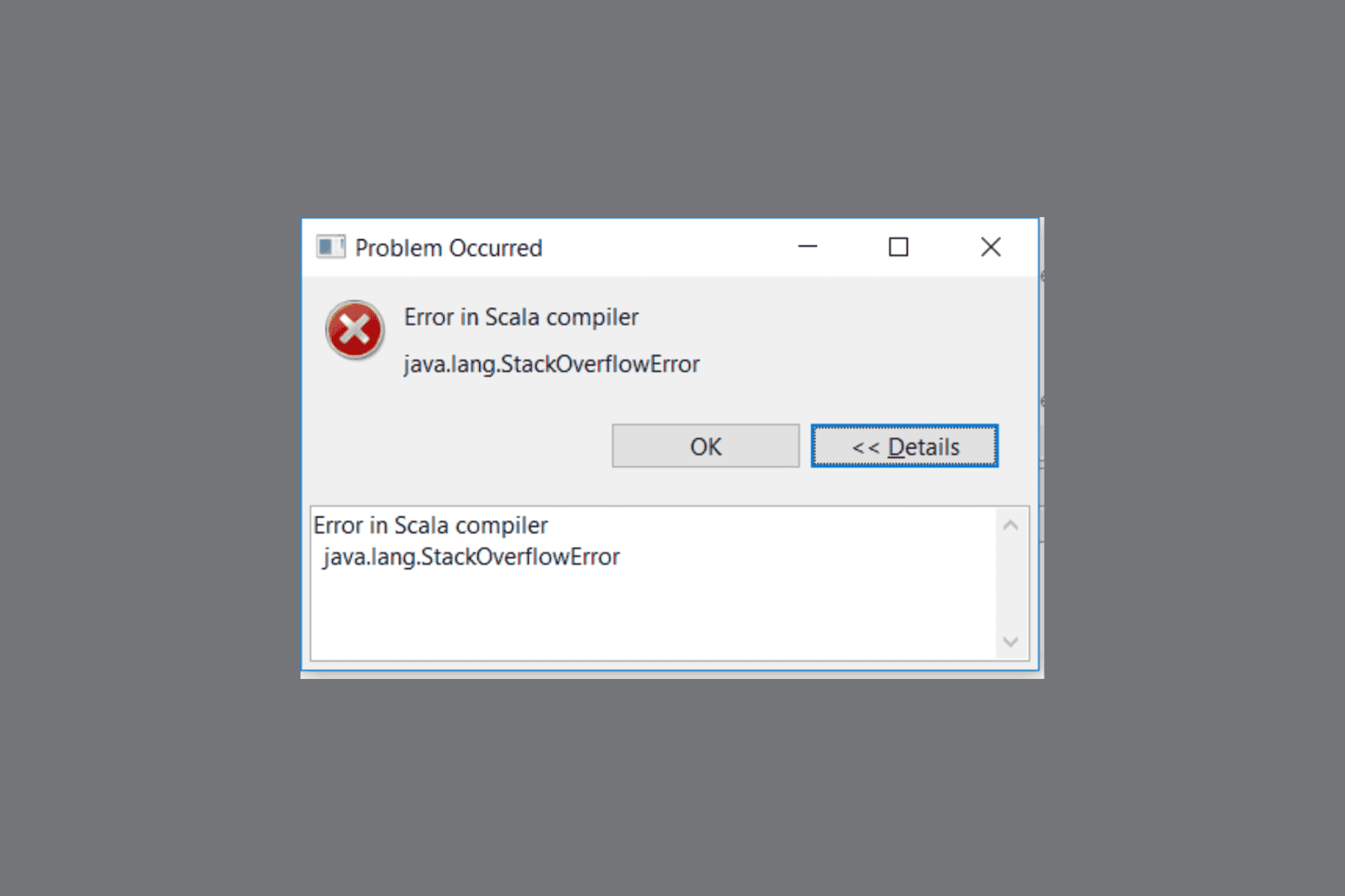 How to fix ERROR_STACK_OVERFLOW_READ