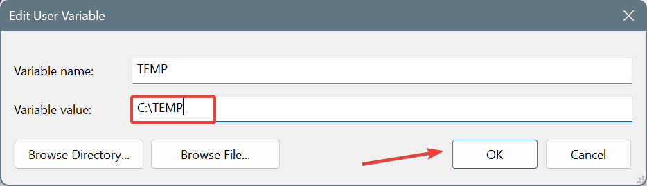 change variable to fix ERROR_VDM_HARD_ERROR
