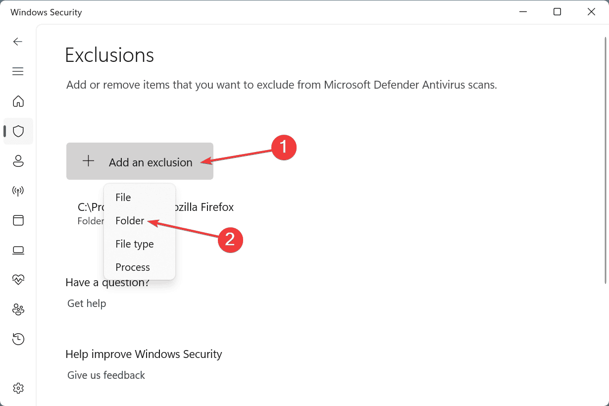 exclusion to fix asus armoury crate javascript error