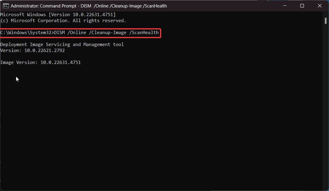 dism online cleanup