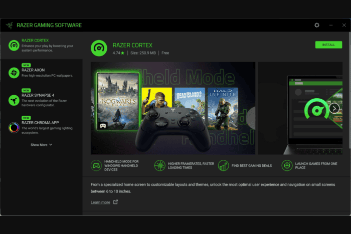 How to download Razer Cortex