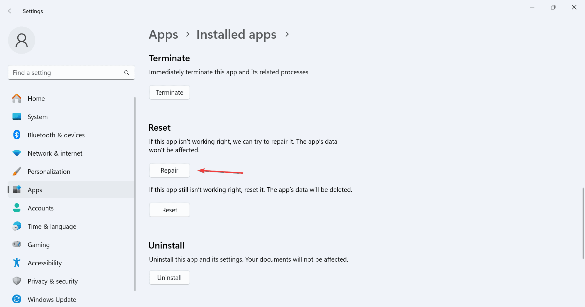 repair app