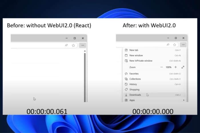 Microsoft Edge WebUI