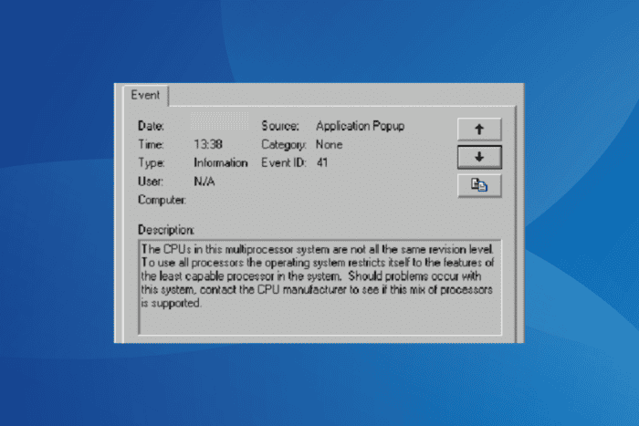 ERROR_MP_PROCESSOR_MISMATCH