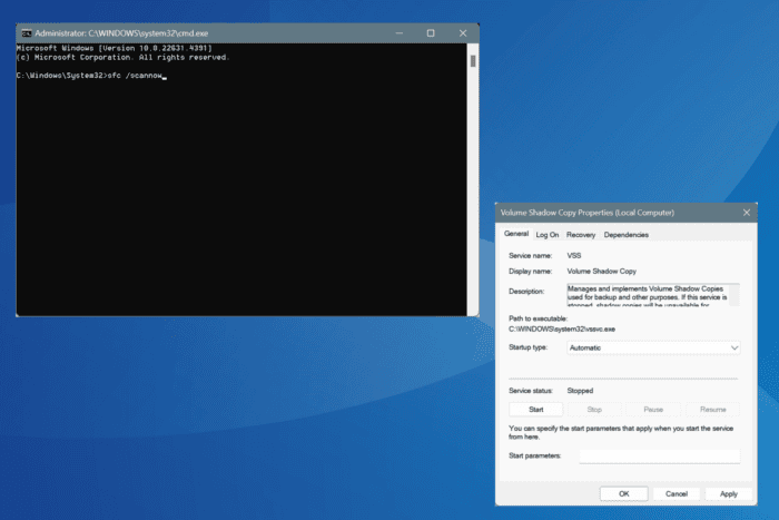 ERROR_VOLSNAP_PREPARE_HIBERNATE