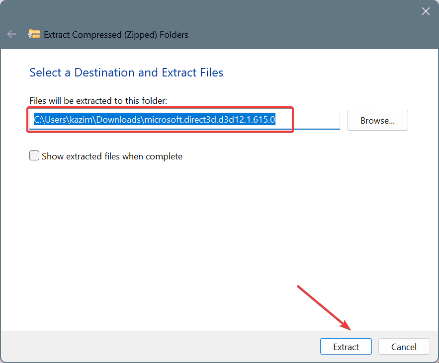 extract directx 12 agility sdk
