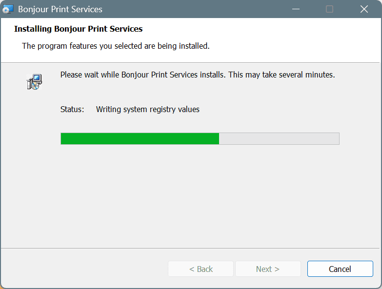 install Bonjour Print Services for Windows to fix dnssd.dll