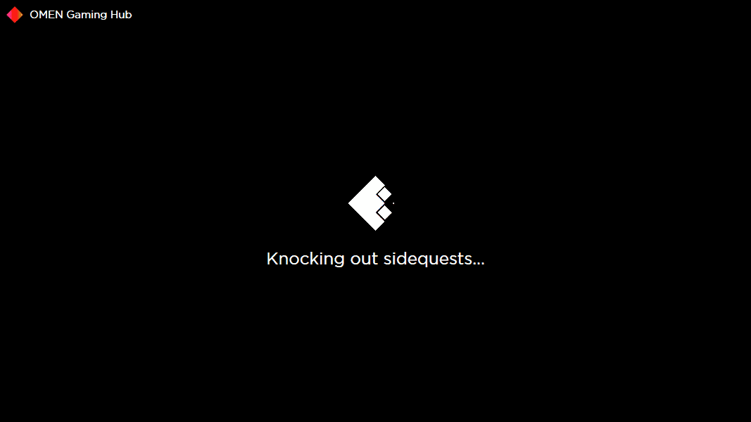 omen gaming hub loading