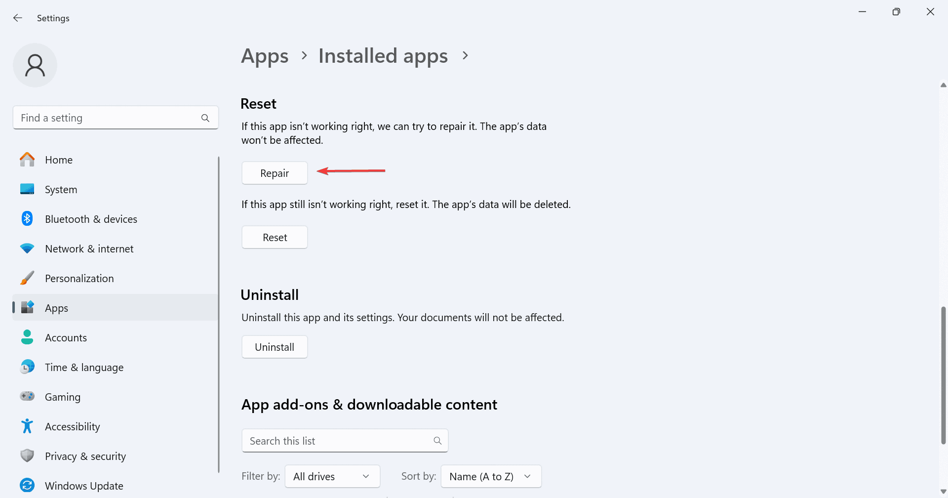 repair app