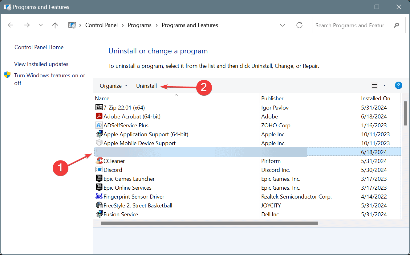uninstall omen gaming hub