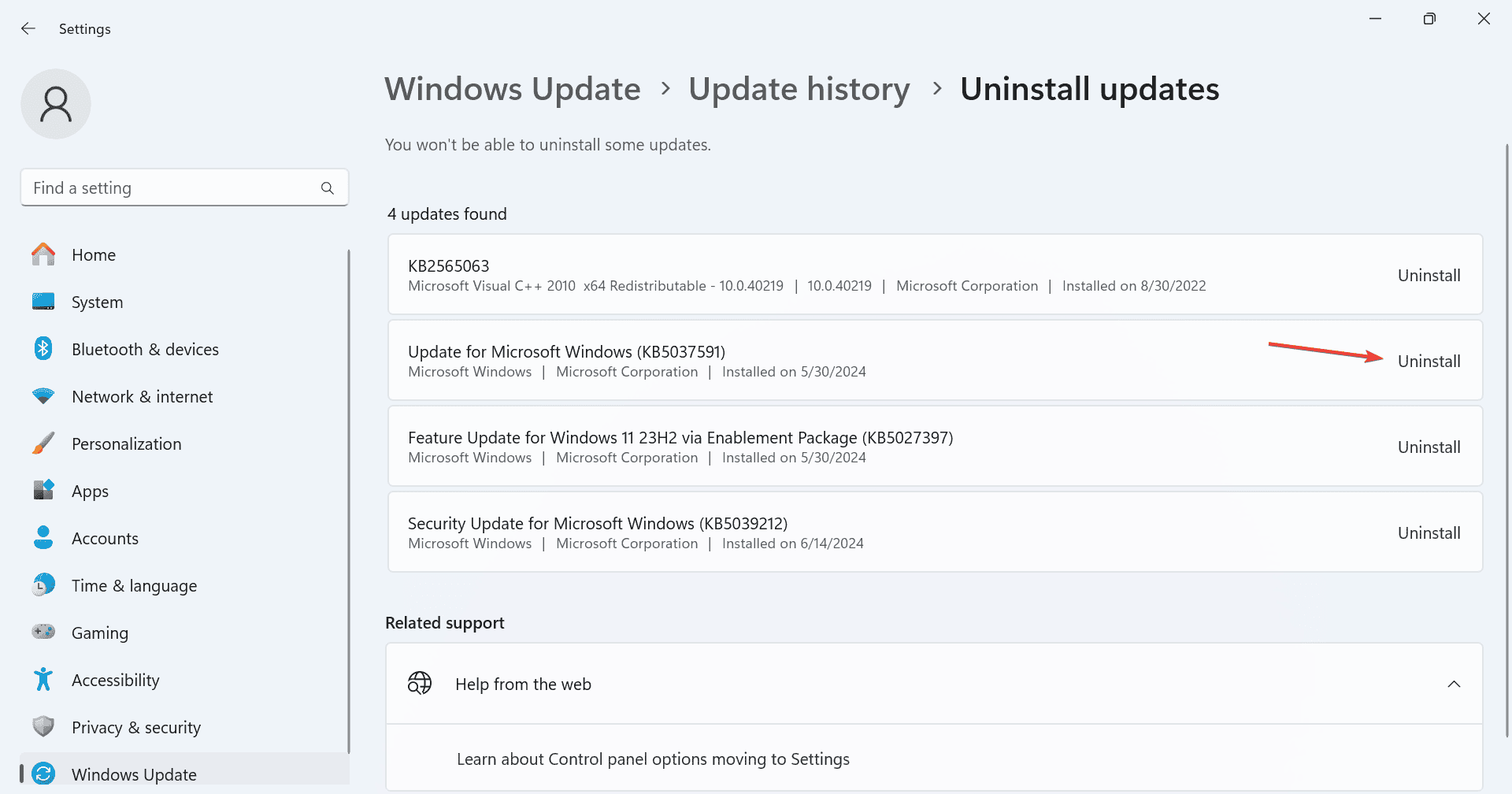 uninstall update to fix omen gaming hub not showing cpu temp