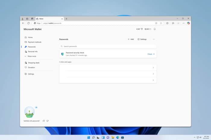 windows 11 edge saved passwords