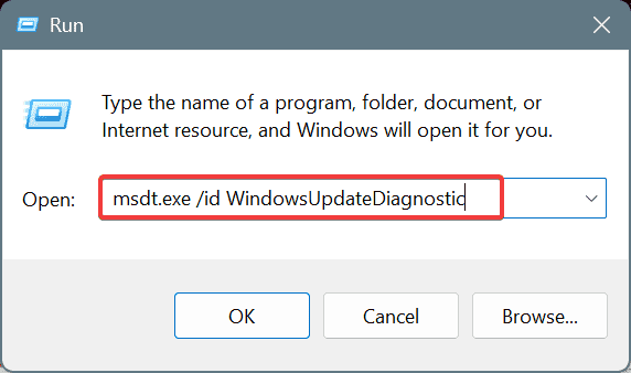 troubleshooter windows update
