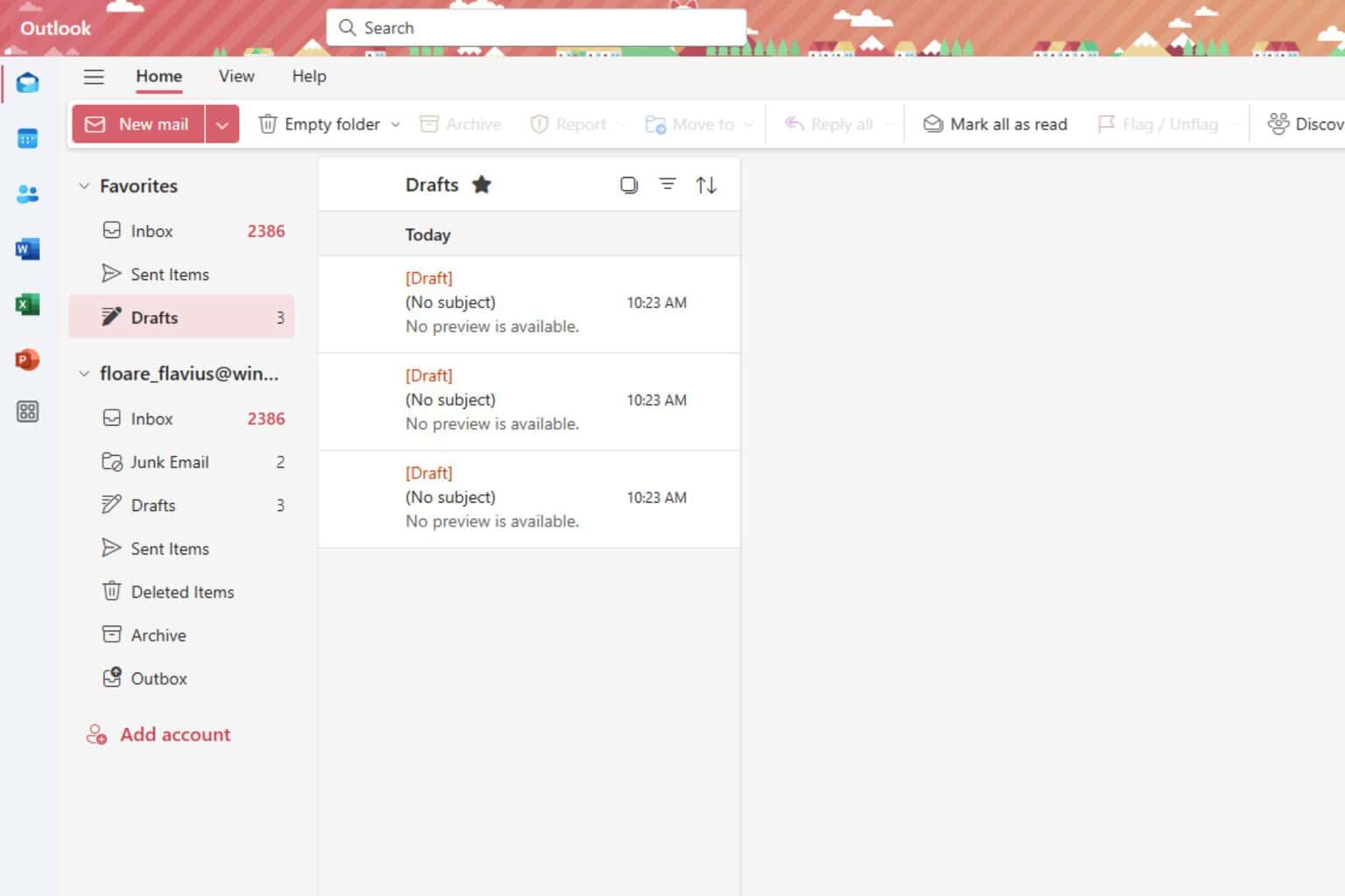 outlook windows move to