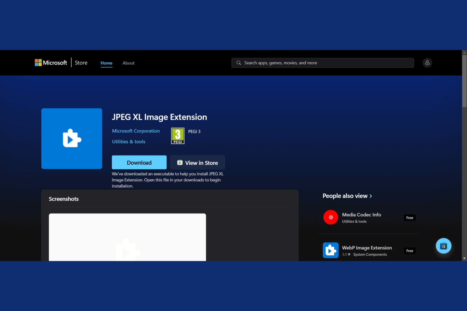 The JPEG XL new extension for Photos on Windows 11