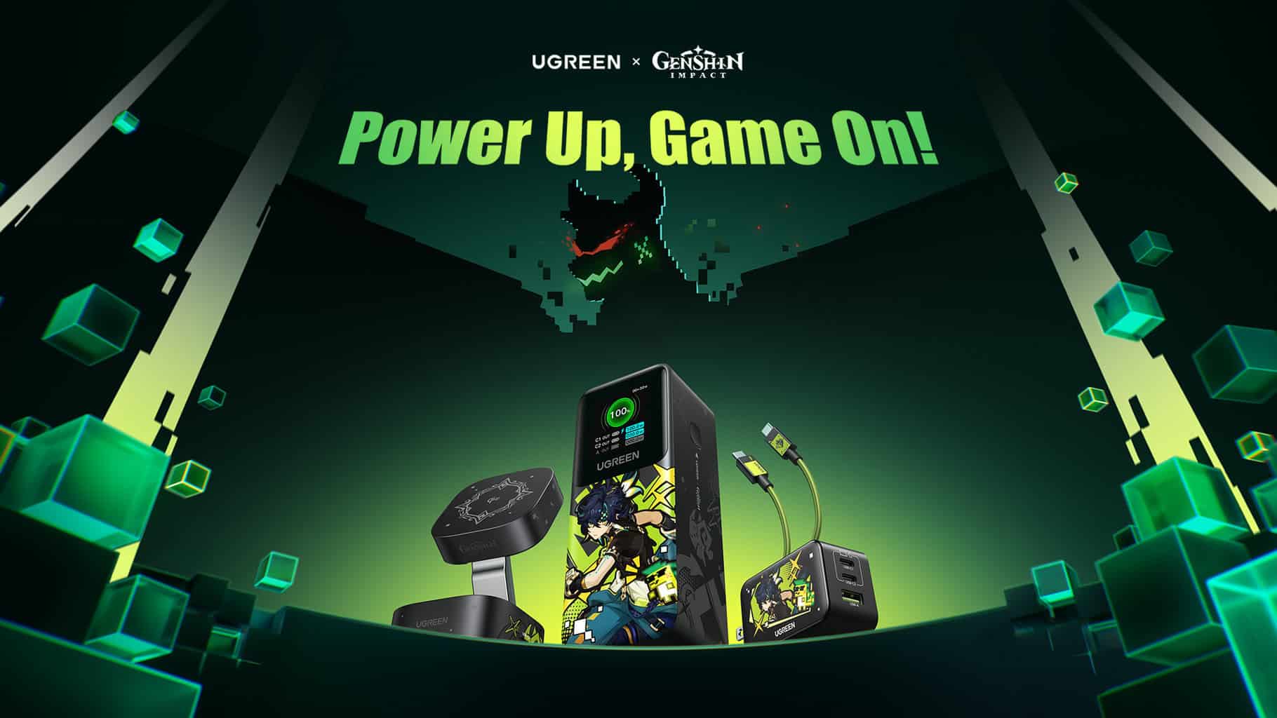 UGREEN X Genshin Impact collab charging accessories