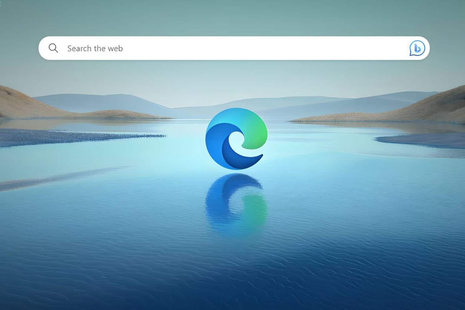 Microsoft Edge Bing address bar