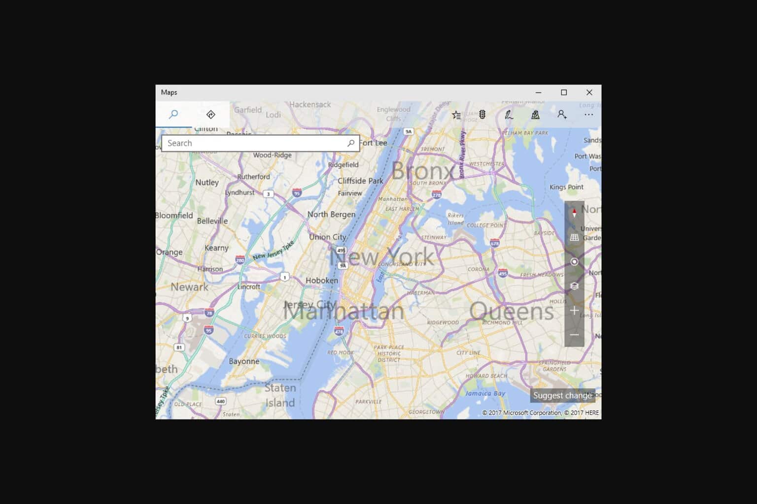 Windows UWP Map