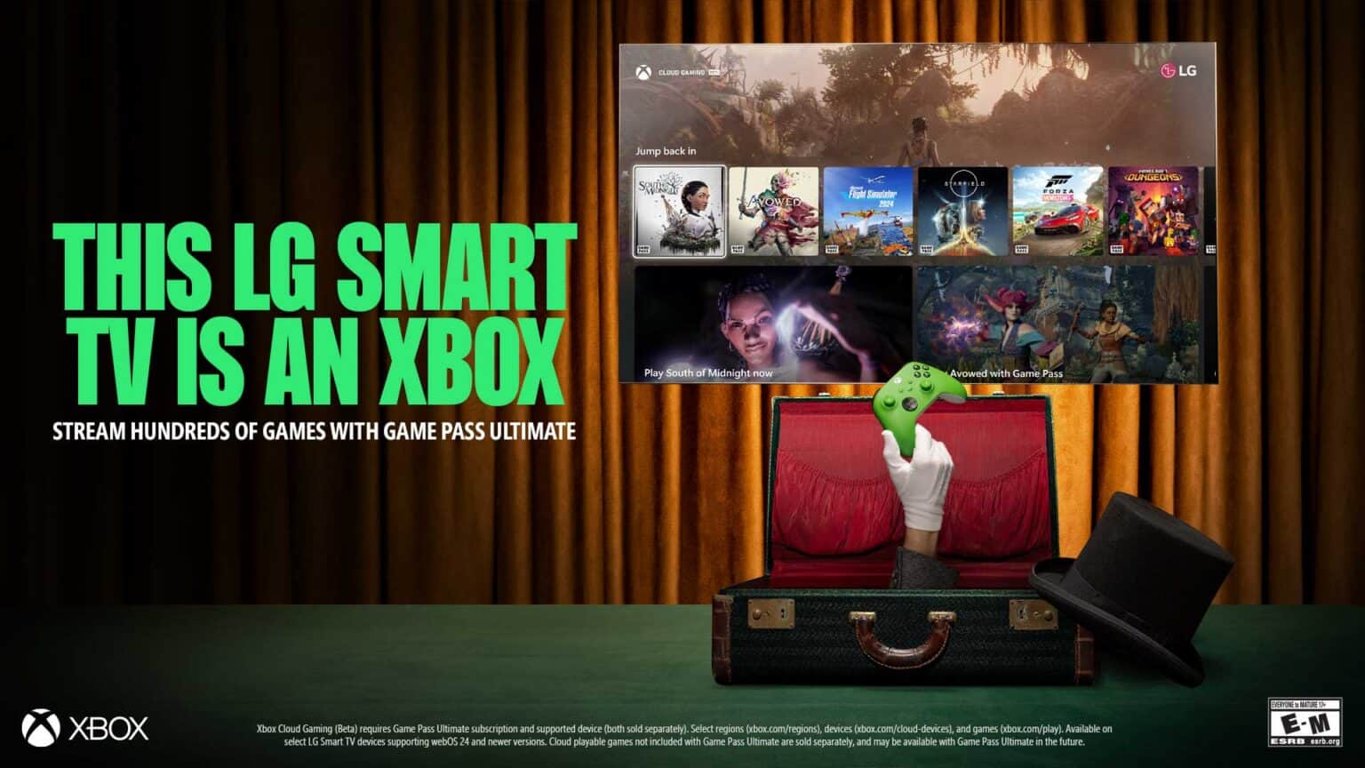 You won’t need a console to play Xbox games on LG Smart TVs