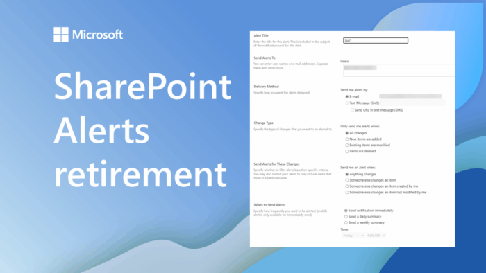 Alerts retirement banner