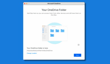 OneDrive macOS removable device support