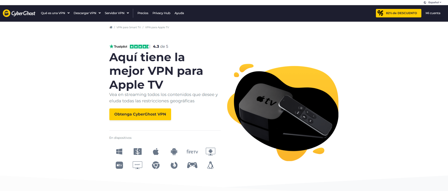 cyber-ghost-vpn-español