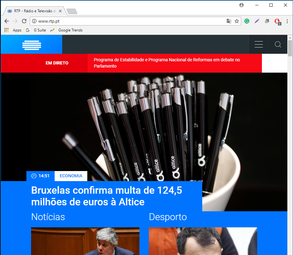 RTP-pagina