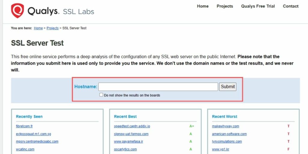 revisar ssl para revisar error de google chrome