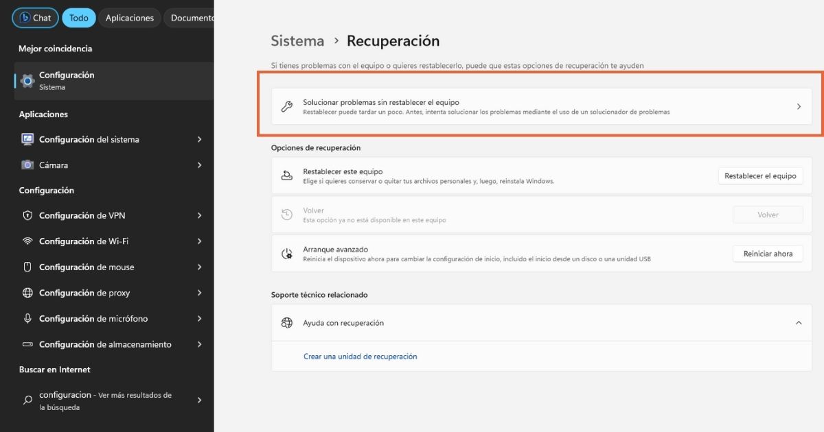 solucionar problemas