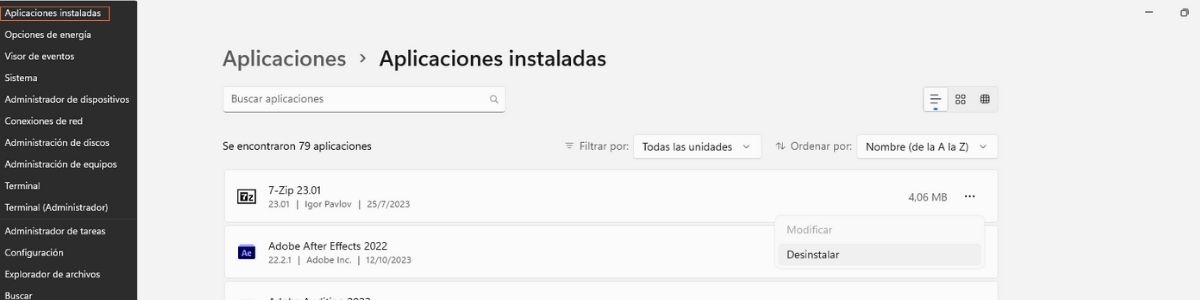 desinstalar controlador para solucionar ene.sys
